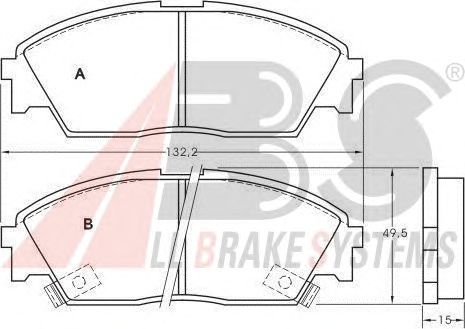 Brake Pad Set, disc brake 36616