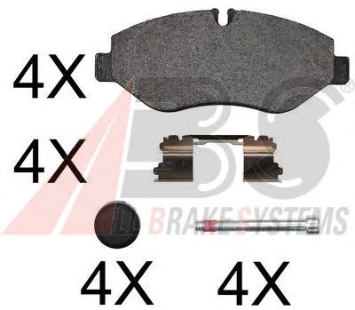 Brake Pad Set, disc brake 37633