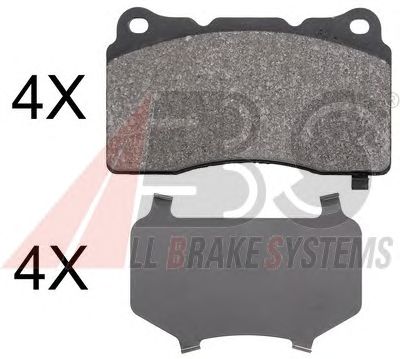 Brake Pad Set, disc brake 37857