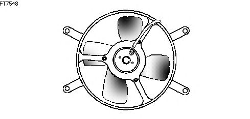 Ventilador, refrigeración del motor FT7548