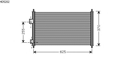Kondensator, klimaanlegg HD5202