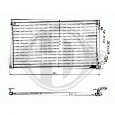 Condensator, airconditioning 8403503