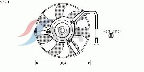 Ventilateur, refroidissement du moteur AI7504