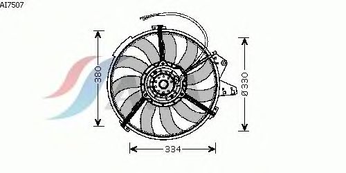 Fan, motor sogutmasi AI7507