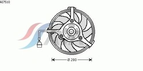 Ventilador, refrigeración del motor AI7510