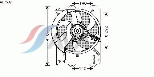 Fan, radiator AU7502