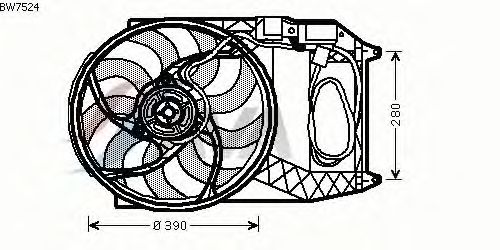 Fan, radiator BW7524