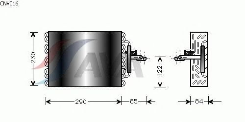 Evaporateur climatisation CNV016