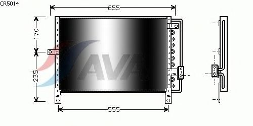 Condensador, ar condicionado CR5014