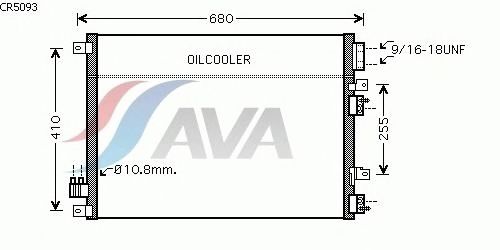 Condensador, ar condicionado CR5093