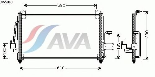 Condenser, air conditioning DW5040