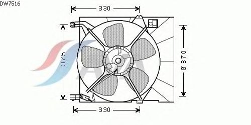 Fan, motor sogutmasi DW7516