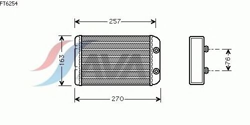 Radiador de calefacción FT6254