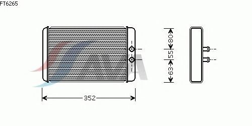 Radiador de calefacción FT6265