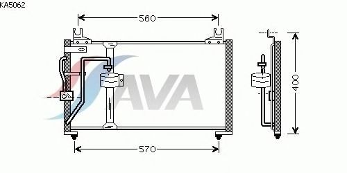 Condensator, airconditioning KA5062