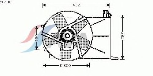 Fan, radiator OL7510