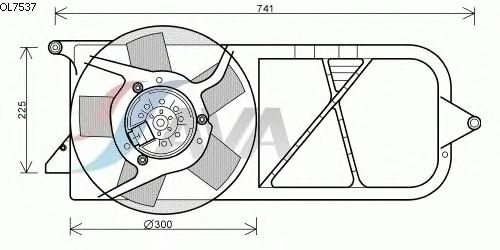 Fan, motor sogutmasi OL7537