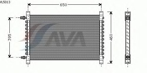 Condensador, ar condicionado VL5013