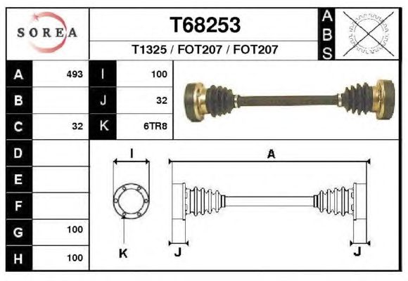 Árbol de transmisión T68253