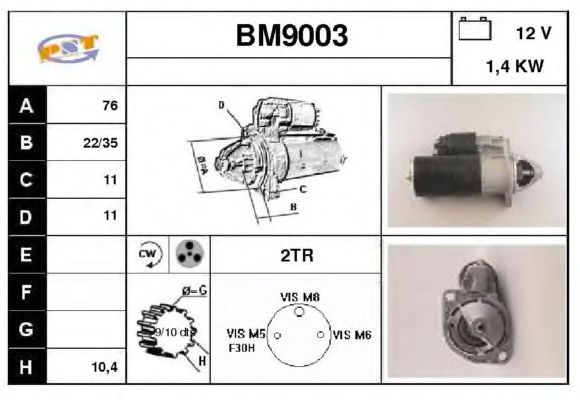 Starter BM9003