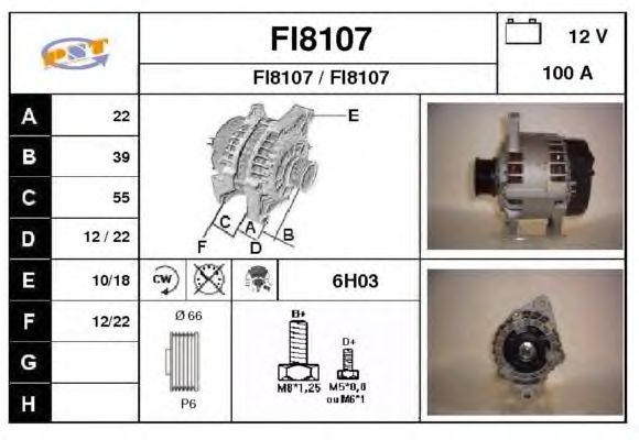 Alternator FI8107