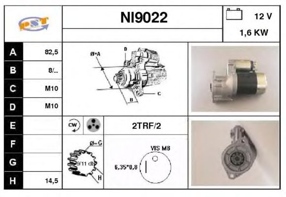 Startmotor NI9022