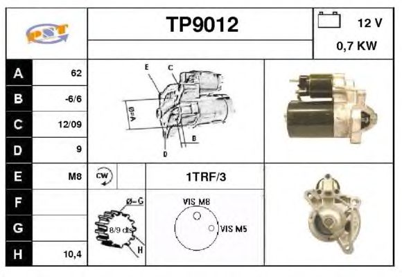 Starter TP9012