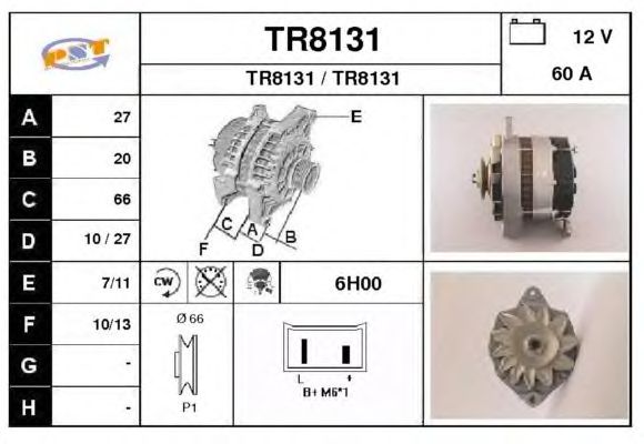 Alternator TR8131