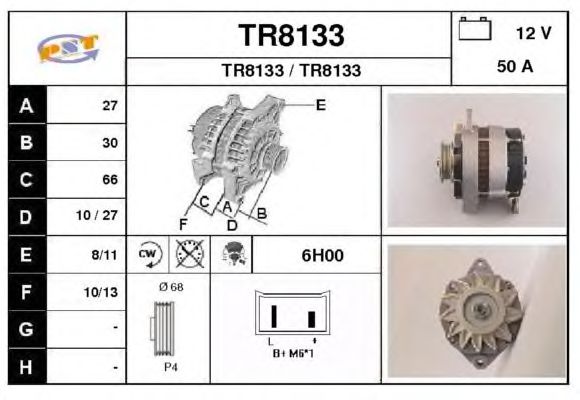 Alternator TR8133