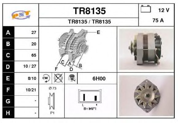 Alternator TR8135