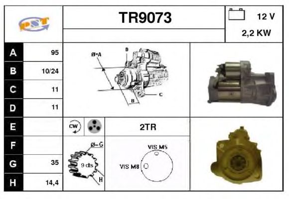 Startmotor TR9073
