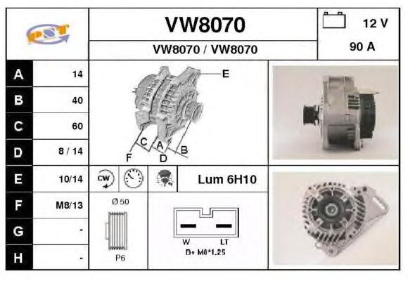 Generator VW8070