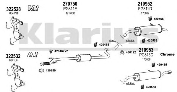 Exhaust System 631258E
