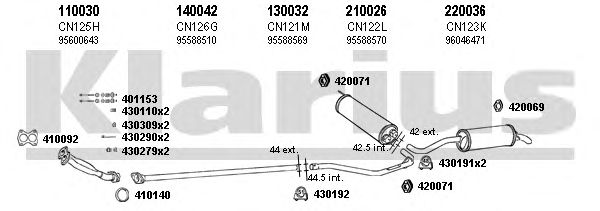 Exhaust System 180138E