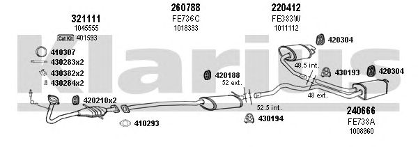 Exhaust System 361449E