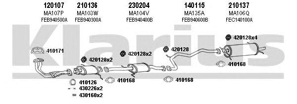 Exhaust System 570120E