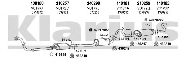 Exhaust System 960182E