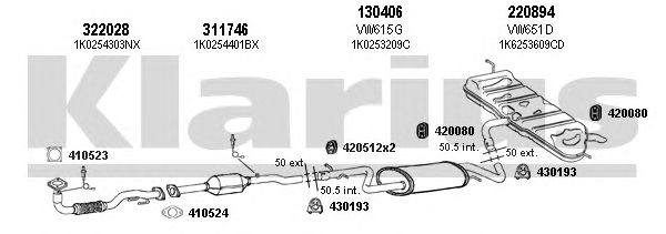 Exhaust System 931133E