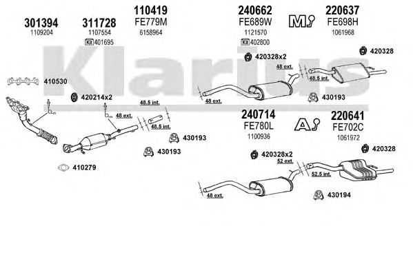 Exhaust System 361708E