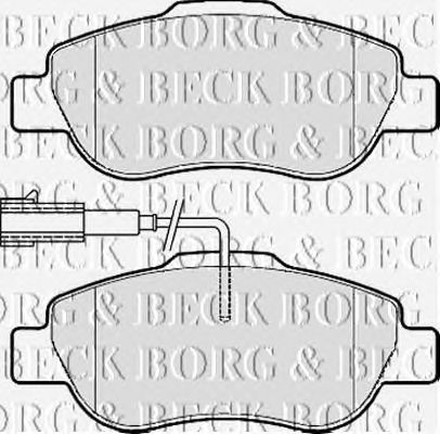 Комплект тормозных колодок, дисковый тормоз BBP2149