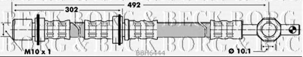 Ελαστικός σωλήνας φρένων BBH6444