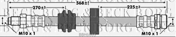 Tubo flexível de travão BBH6665