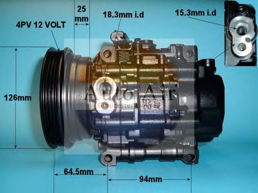 Compressor, ar condicionado 14-0225R