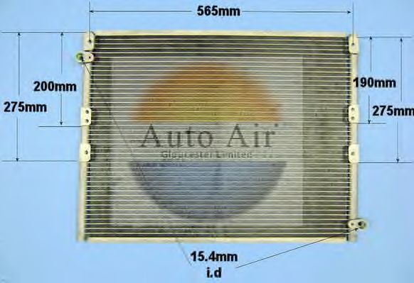Condensator, airconditioning 16-1023