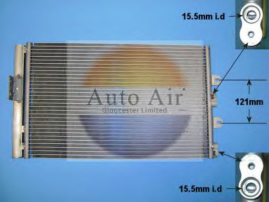 Condensator, airconditioning 16-1102