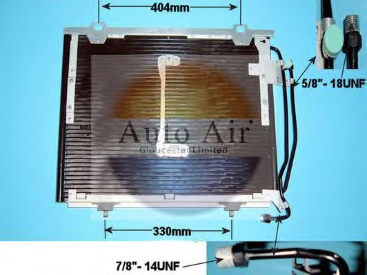 Condensator, airconditioning 16-1204