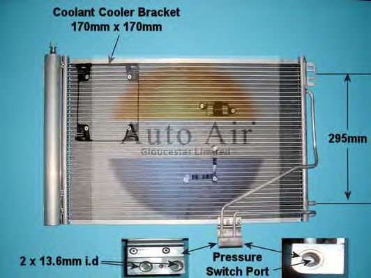 Condensator, airconditioning 16-1210A