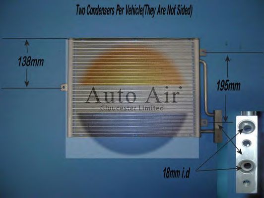 Condenser, air conditioning 16-1260