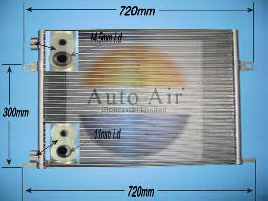Condensator, airconditioning 16-1263