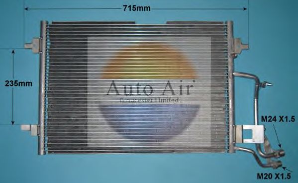 Condensator, airconditioning 16-6146
